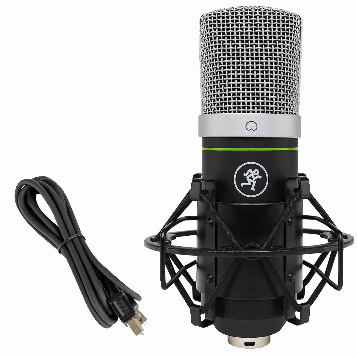 Mackie EM91CU USB Condenser Microphone | Large-Diaphragm Cardioid Pattern | 16-bit/48kHz | Plug & Play With Waveform Software