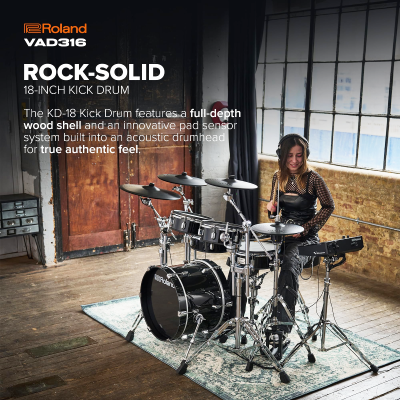 Roland VAD316 V-Drums Acoustic Design