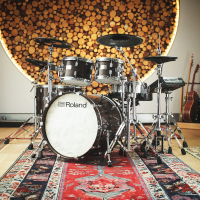 Roland VAD716 GE Electronic Drum Set – Gloss Ebony