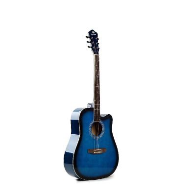 Unistar Hs-4111 BL-Acoustic Guitar Blue