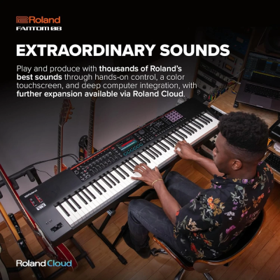 Roland Keyboard Synthesizer fantom-08