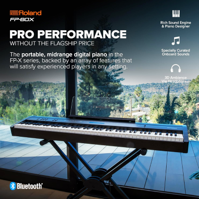 Roland Digital Piano FP-60X BK