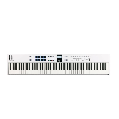 Arturia Keylab Essential 88 MK3 MIDI Keyboard Controller (White)