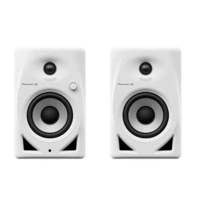 Pioneer DJ DM-40D-BT 4-inch DJ Monitor Speakers with Bluetooth – White
