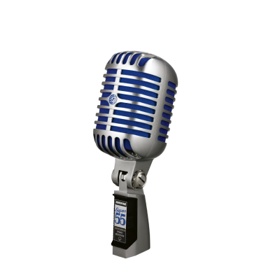 Shure Super 55, Deluxe Vocal Microphone, Supercardioid Directional Pattern