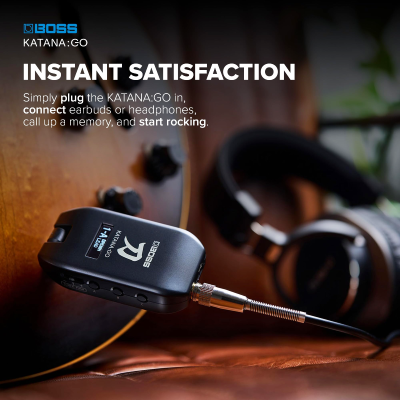 Boss KATANA:GO Personal Headphone Guitar Amplifier
